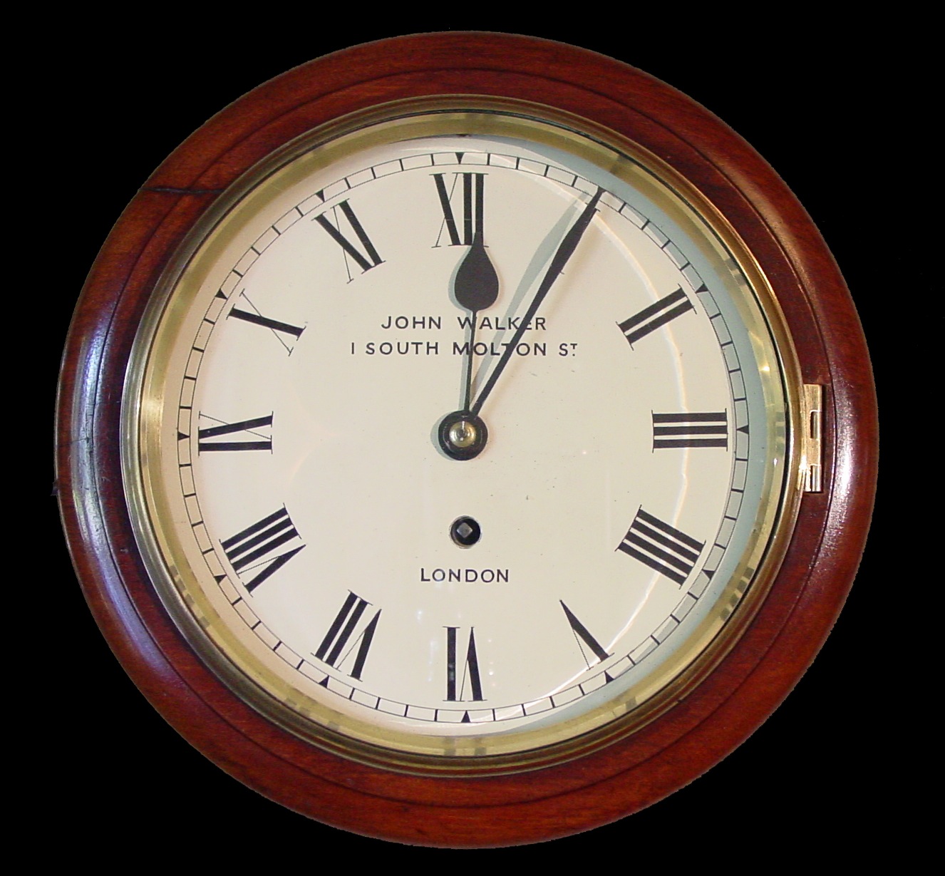 John Walker, Dial Clock, South Molton Street, London c1850 Antique